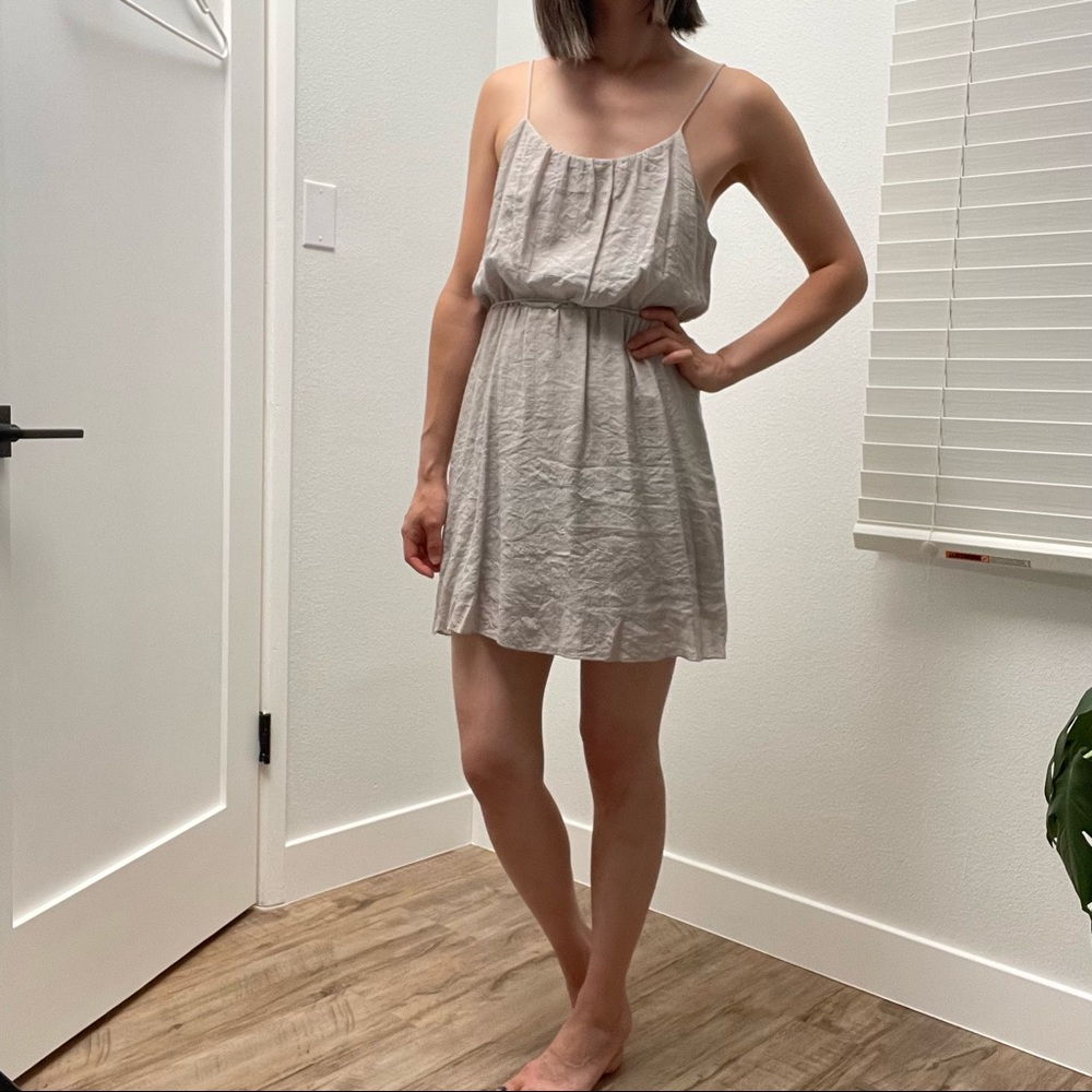 Kaitlyn Silver Cami Mini Dress